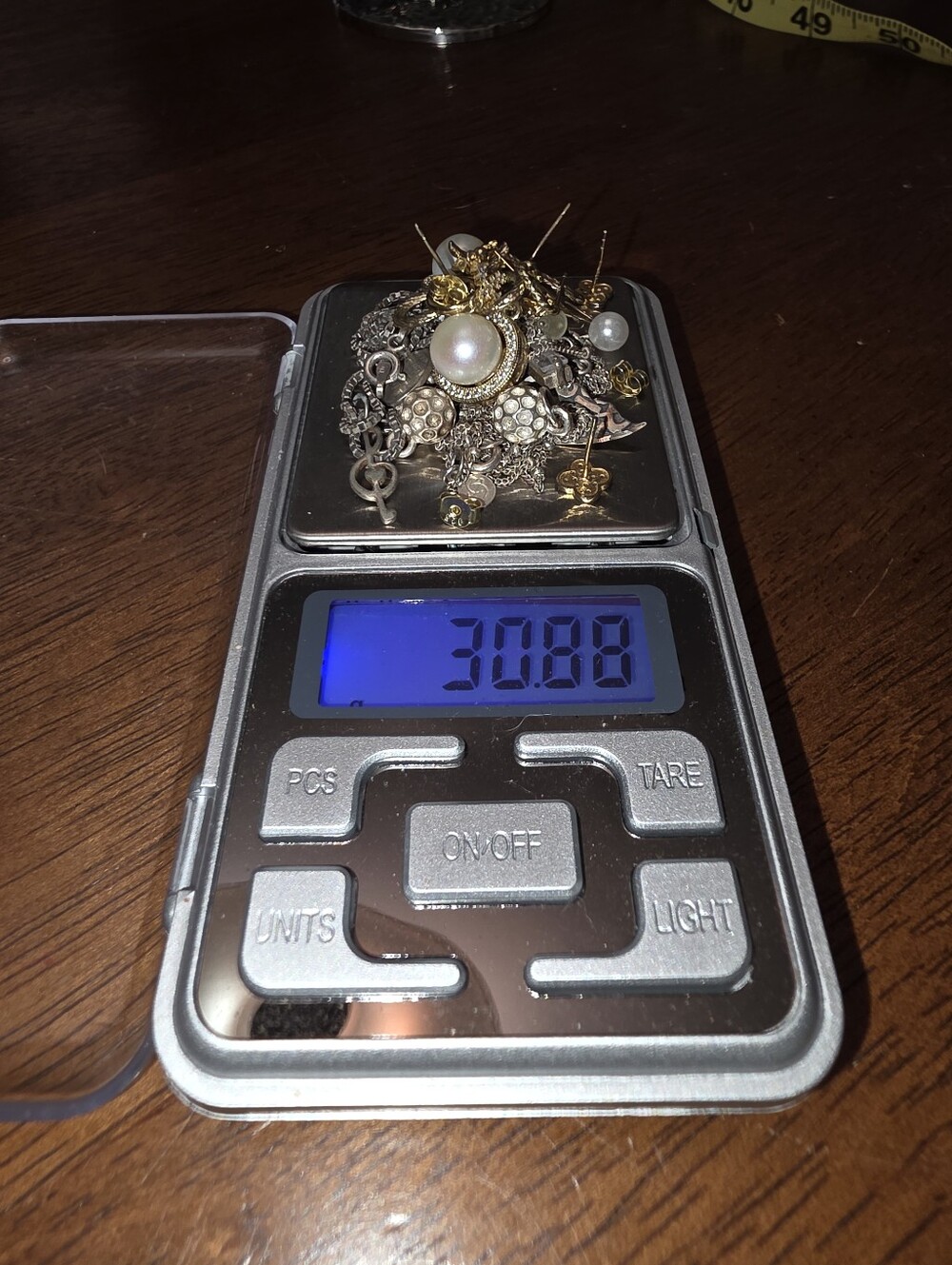 925 Sterling Silver Scrap & Wearable Bundle Estate Lot, 1 585/14kt Earring Back - Picture 11 of 12